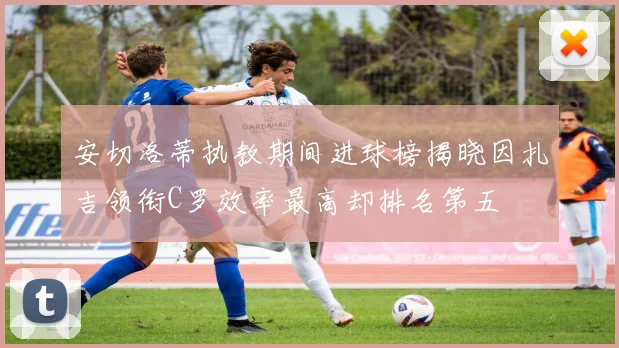 安切洛蒂执教期间进球榜揭晓因扎吉领衔C罗效率最高却排名第五